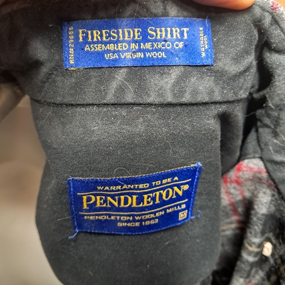 Pendleton Wool Vintage Button Down Size M - Picture 3 of 5